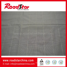 Plain reflective thread with 100% polyester fabric